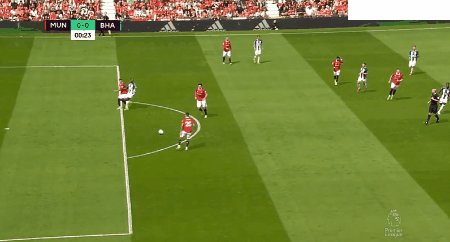 V体育官网-【英超】格罗斯双响C罗替补出战 曼联1比2布莱顿