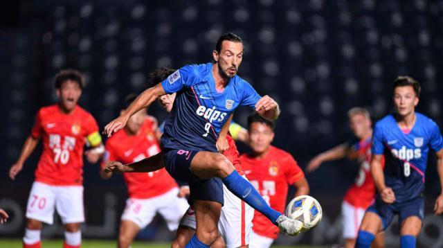 V体育-【亚冠】广州0比1杰志 德扬点射刷新亚冠进球纪录